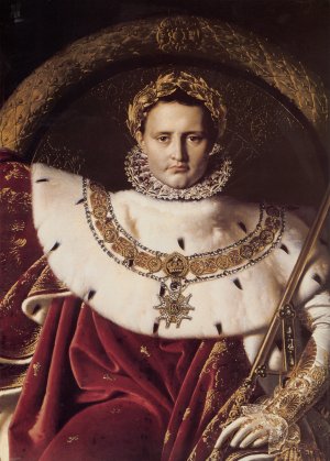 Napoleon I on His Imperial Throne Detail