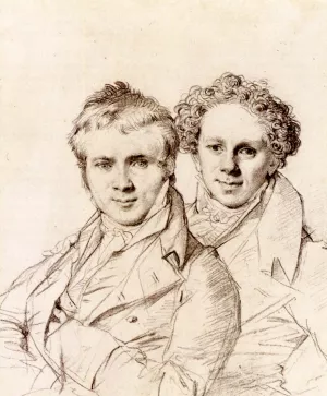 Otto Magnus von Stackelberg and, Possibly, Jackob Linckh painting by Jean-Auguste-Dominique Ingres