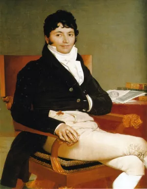Philbert Riviere Oil painting by Jean-Auguste-Dominique Ingres