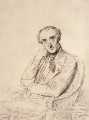 Pierre Francois Henri Labrouste painting by Jean-Auguste-Dominique Ingres