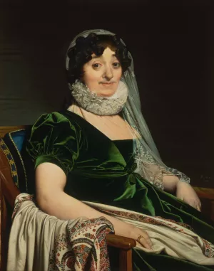 Portrait Of The Countess Of Tournon Oil painting by Jean Auguste Dominique Ingres