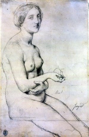 Study for 'Venus a Paphos' Oil painting by Jean-Auguste-Dominique Ingres