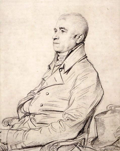 Main Product Photo of The Reverend Joseph Church Painting by Jean-Auguste-Dominique Ingres
