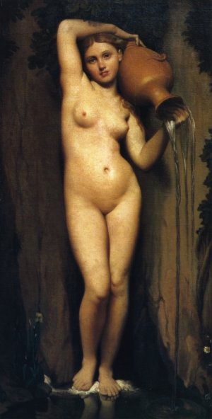 The Source Oil painting by Jean-Auguste-Dominique Ingres