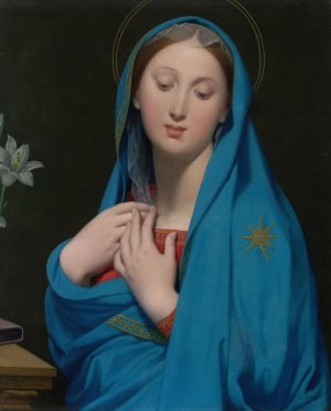 Virgin Of The Adoption Oil painting by Jean Auguste Dominique Ingres