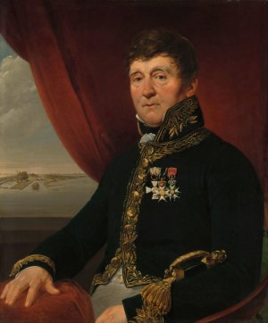 Jan Blanken Jansz., Superintendent of Waterworks by Jean Augustin Daiwaille Oil Painting