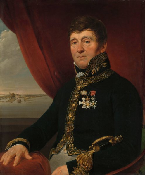 Jan Blanken Jansz., Superintendent of Waterworks  by Jean Augustin Daiwaille - Hand-Painted Oil Painting Reproduction