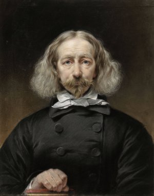 Self-portrait by Jean Augustin Daiwaille Oil Painting