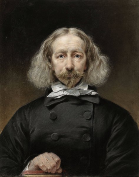 Self-portrait  by Jean Augustin Daiwaille - Hand-Painted Oil Painting Reproduction