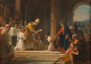 Consecration de la Vierge by Jean-Baptiste Auguste Vinchon Oil Painting