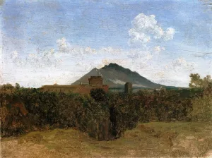 Civita Castellana and Mount Soracte by Jean-Baptiste-Camille Corot - Oil Painting Reproduction