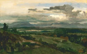 Civita Castellana Oil painting by Jean-Baptiste-Camille Corot