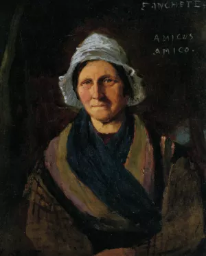 Femme de Chanbre by Jean-Baptiste-Camille Corot Oil Painting