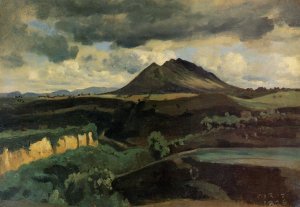 La Monta Soracte Oil painting by Jean-Baptiste-Camille Corot