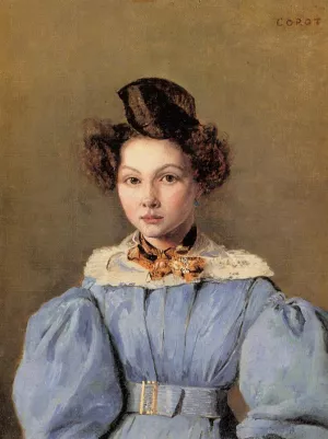 Laura Sennegon, Carot's Neice, Later Madame Baudot by Jean-Baptiste-Camille Corot - Oil Painting Reproduction