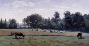 Marcoussis - Cows Grazing