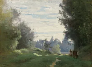 Rayons Du Matin by Jean-Baptiste-Camille Corot Oil Painting