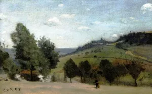 Suresnes by Jean-Baptiste-Camille Corot Oil Painting
