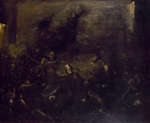 Allegorie politique avec portrait de Victor Hugo by Jean-Baptiste Carpeaux Oil Painting