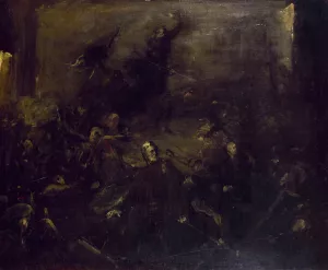 Allegorie politique avec portrait de Victor Hugo by Jean-Baptiste Carpeaux Oil Painting