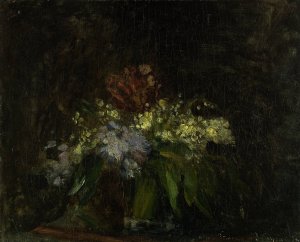 Bouquet de fleurs au muguet by Jean-Baptiste Carpeaux Oil Painting