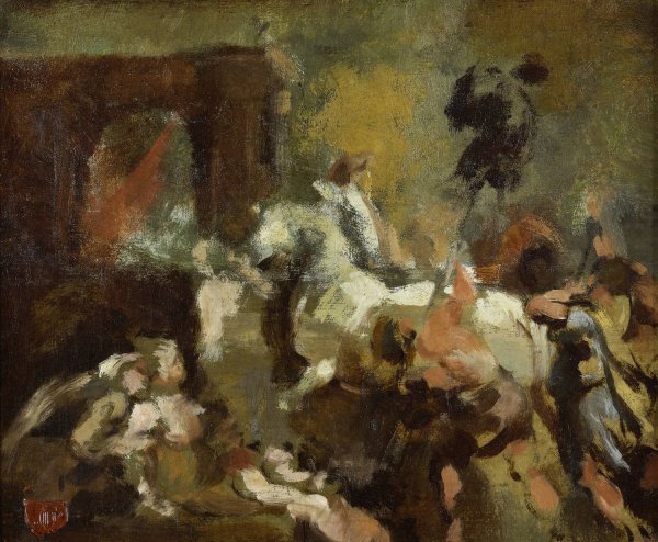 Main Product Photo of Entree triomphale d'Henri IV a Paris, d'apres Rubens  Painting by Jean-Baptiste Carpeaux