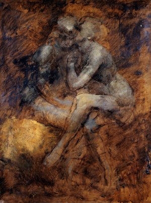 La confidence by Jean-Baptiste Carpeaux Oil Painting