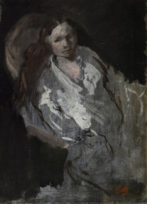 Madame Carpeaux en deshabille by Jean-Baptiste Carpeaux Oil Painting