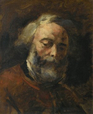 Portrait of Bruno Cherier by Jean-Baptiste Carpeaux Oil Painting