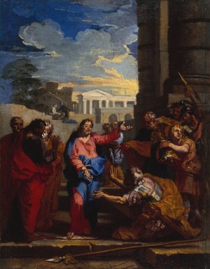 Le Christ et le centurion by Jean-Baptiste Corneille Oil Painting