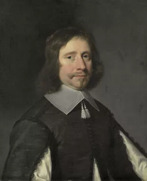 Portrait of a Man, possibly Philippe de la Tremoille, Count of Olonne by Jean-Baptiste De Champaigne Oil Painting