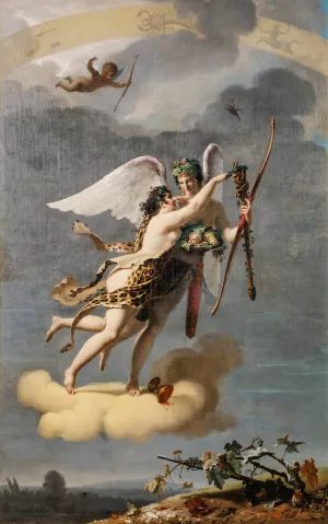 The Four Seasons-Autumn by Jean Baptiste Debret Oil Painting