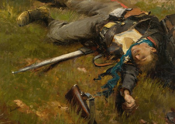 Soldat  by Jean-Baptiste Edouard Detaille - Hand-Painted Oil Painting Reproduction