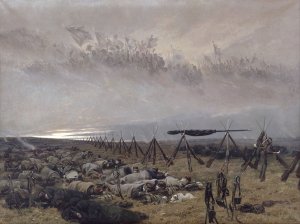 The Dream by Jean-Baptiste Edouard Detaille Oil Painting