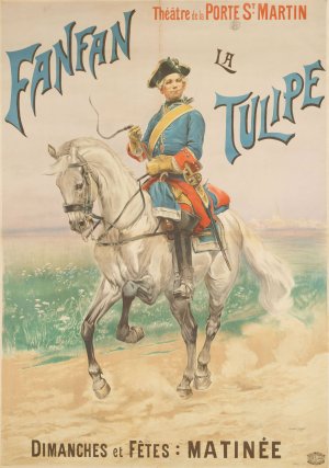 Theatre De La Porte St. Martin Fanfan La Tulipe by Jean-Baptiste Edouard Detaille Oil Painting