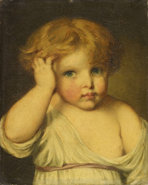 Main Product Photo of Bildnis eines Kindes Painting by Jean-Baptiste Greuze