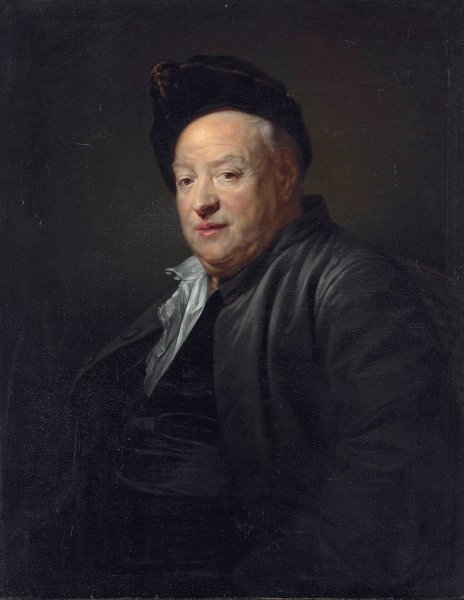 Etienne Jeaurat by Jean-Baptiste Greuze - Hand-Painted Oil Painting Reproduction