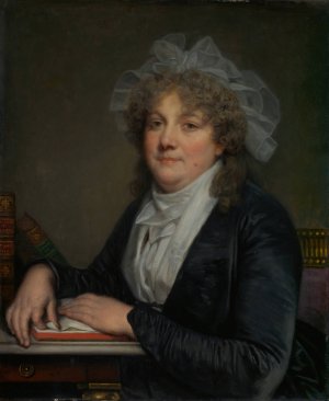 Madame Jean-Baptiste Nicolet by Jean-Baptiste Greuze Oil Painting