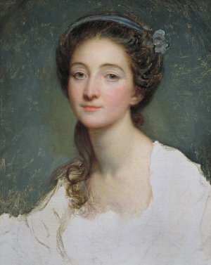 Portrait of a Woman by Jean-Baptiste Greuze Oil Painting