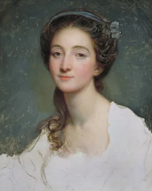 Portrait of a Woman by Jean-Baptiste Greuze Oil Painting