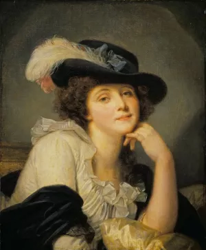Portrait of a Woman by Jean-Baptiste Greuze Oil Painting