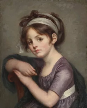 Portrait Of A Young Girl by Jean-Baptiste Greuze Oil Painting
