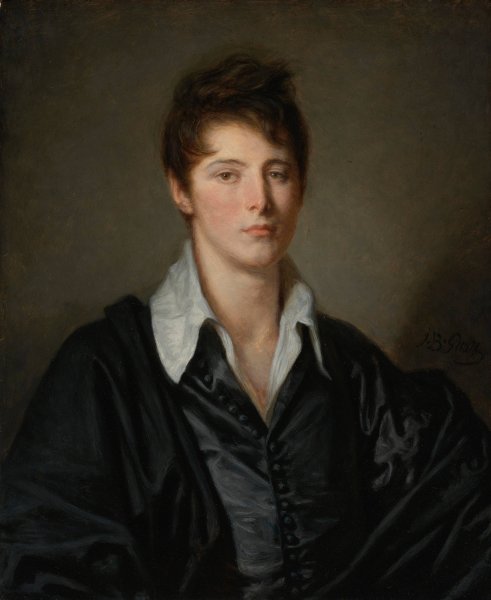 Portrait Of Florentius Josephus Van Ertborn  by Jean-Baptiste Greuze - Hand-Painted Oil Painting Reproduction