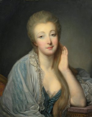 Portrait of The Comtesse Du Barry by Jean-Baptiste Greuze Oil Painting