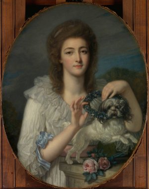 Princess Varvara Nikolaevna Gagarina by Jean-Baptiste Greuze Oil Painting