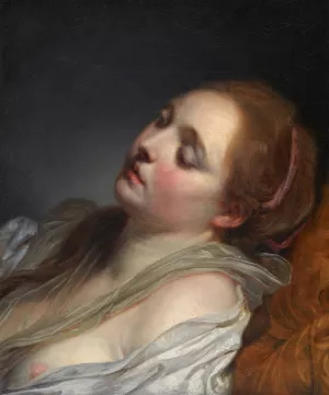 The Dreamer by Jean-Baptiste Greuze Oil Painting