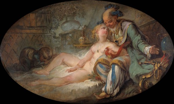 Main Product Photo of La Sultane  Painting by Jean-Baptiste Le Prince