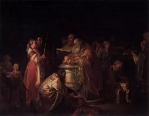 The Russian Baptism Oil painting by Jean-Baptiste Le Prince