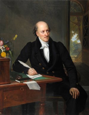 Rene Castel by Jean-Baptiste-Louis Germain Oil Painting