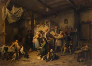 Study Oil painting by Jean-Baptiste Madou